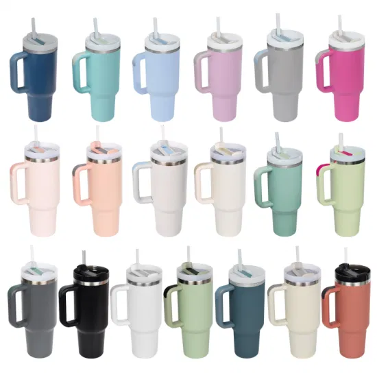 40oz 30oz Tumbler Edelstahl Reise doppelwandige Vakuumflasche Isolierung Kaffee Wasserflasche Tasse Edelstahl Thermoskanne für Reisepicknick